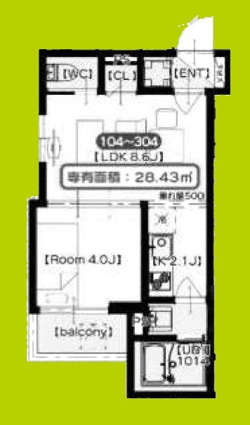 F　Cliodhna　SEAM 間取り