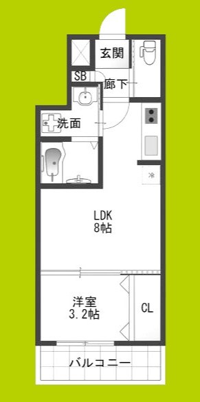 Ｈ-maison東住吉Ⅲ 間取り