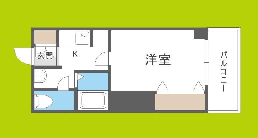 N court　東粉浜 間取り