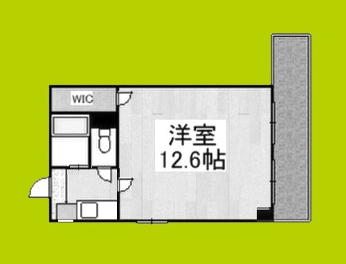 ハイツ五條 間取り