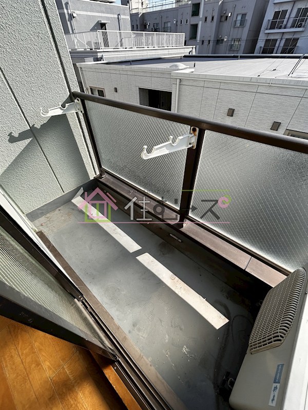 シティハイツあびこ ベランダ