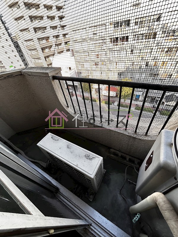 長居グリーンマンション ベランダ