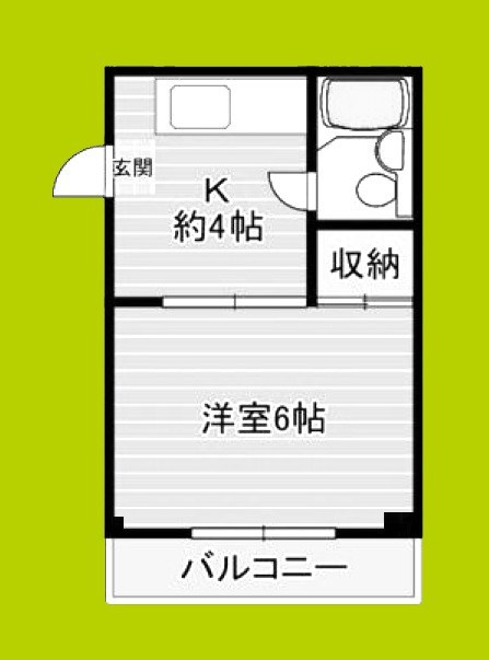 アーニング西加賀屋2番館 間取り