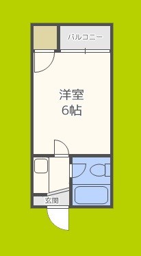 コーポ南加賀屋 間取り