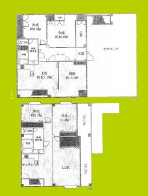 松3丁目　貸家 間取り