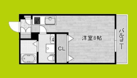 フェリオ南津守 間取り