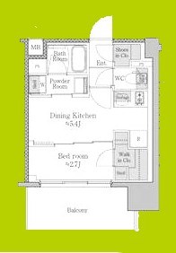 ジオエント梅田北リバーフロント 間取り
