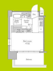 ジオエント梅田北リバーフロント 間取り