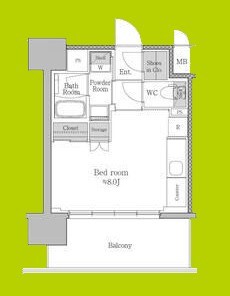 ジオエント梅田北リバーフロント 間取り