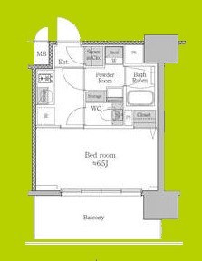 ジオエント梅田北リバーフロント 間取り