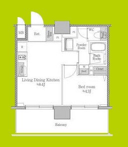 ジオエント梅田北リバーフロント 間取り
