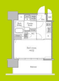 ジオエント梅田北リバーフロント 間取り