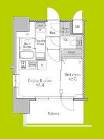 ジオエント梅田北リバーフロント 間取り