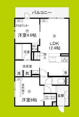 (仮称)D-ROOM東成区東中本３丁目PJ 間取り