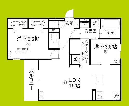 (仮称)D-ROOM東成区東中本３丁目PJ 間取り