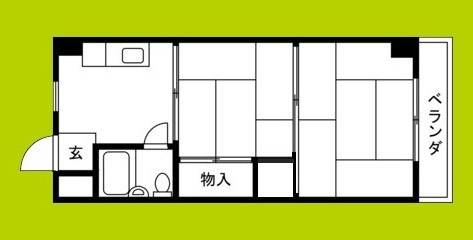 WESTヒルズ平野 間取り