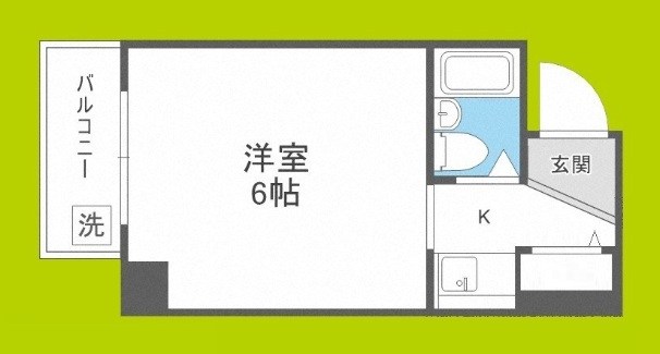 ユーロハイツ天神橋 間取り