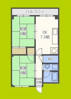 佐伯マンション 間取り