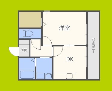 第2ハイツなごみ 間取り