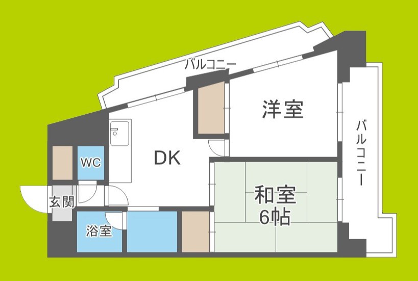 サニーハイツ金田 間取り