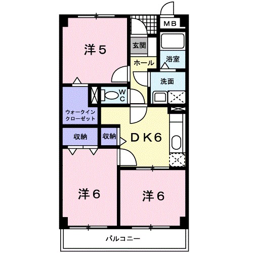エレガントⅠ 間取り
