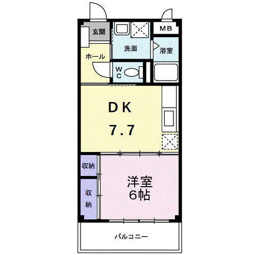 エスポアールＰａｒｔ２ 間取り