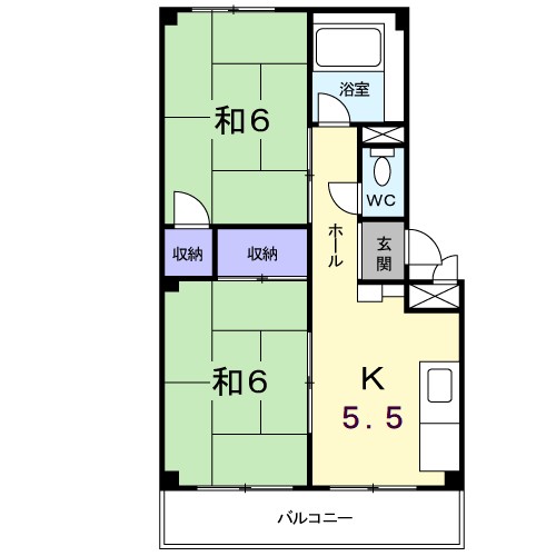 第１パークサイドハイツ 間取り