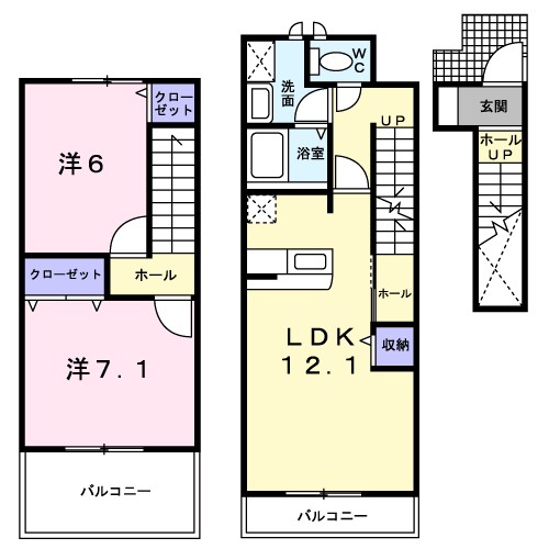 ソレアードパルケＣ 間取り