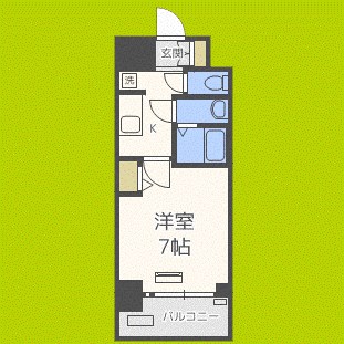 レオンコンフォート大阪ドームシティ 間取り