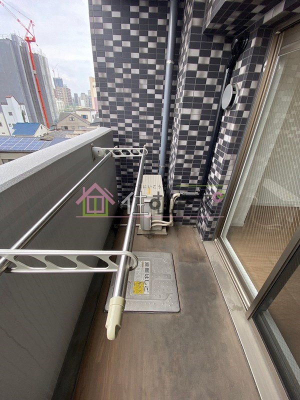 レオンコンフォート大阪ドームシティ ベランダ