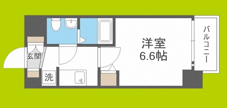 ワールドアイ阿波座WEST 間取り