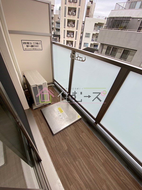 ワールドアイ阿波座WEST ベランダ