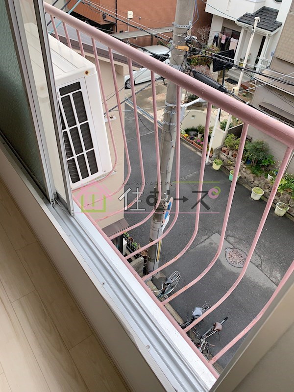 第二植原マンション ベランダ