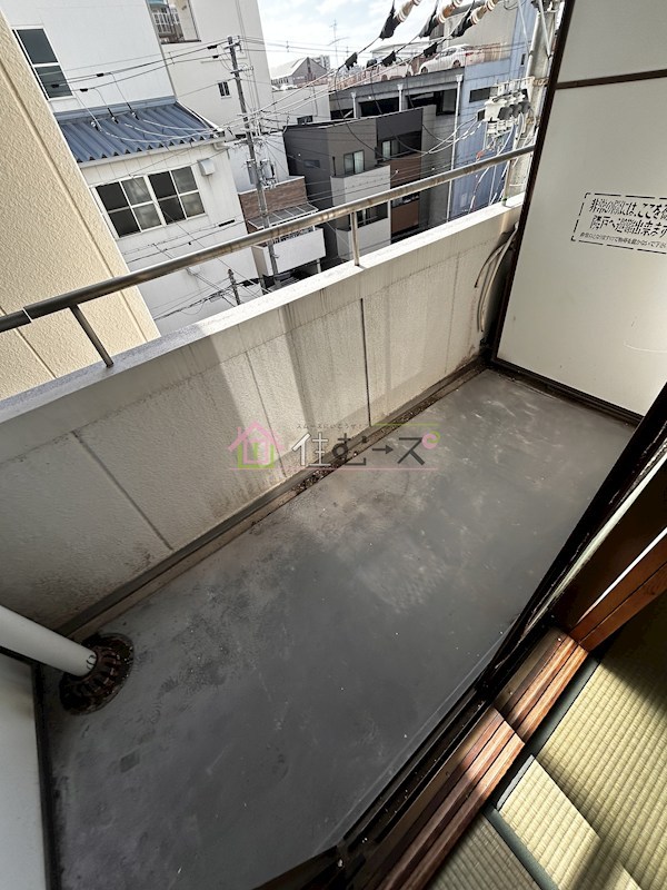 コーポイン天王寺パート1 ベランダ