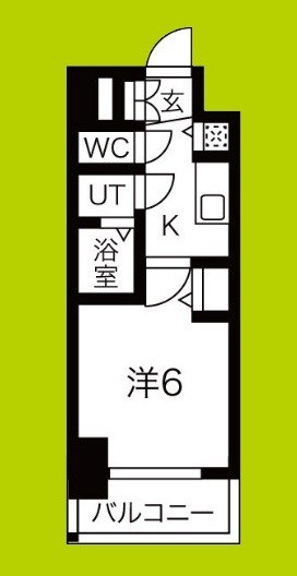 アクアプレイス天王寺Ⅱ  間取り