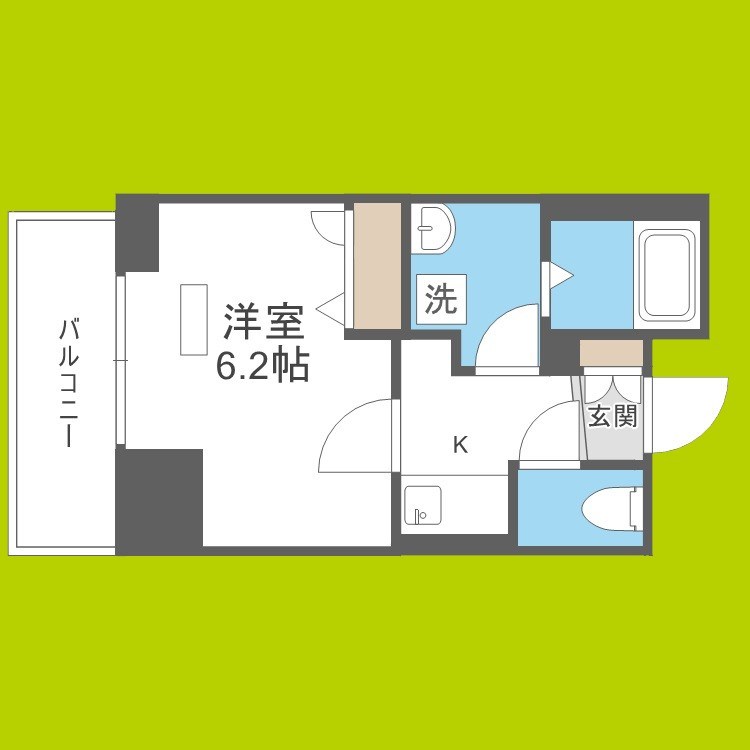 エグゼ天王寺Ⅱ  間取り