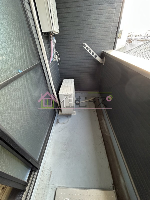 ブライト東住吉 ベランダ