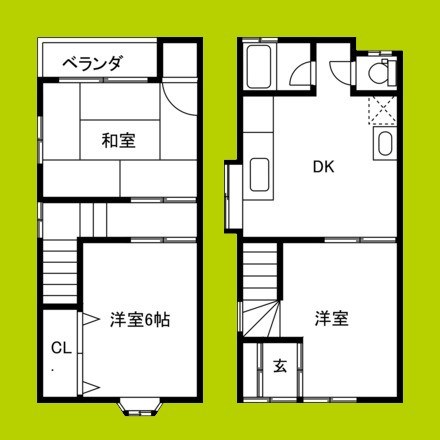 相生1丁目貸家 間取り