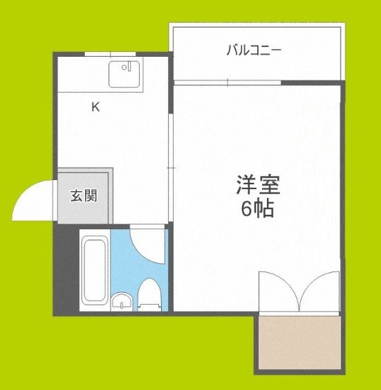 グリーンコーポ山坂 間取り