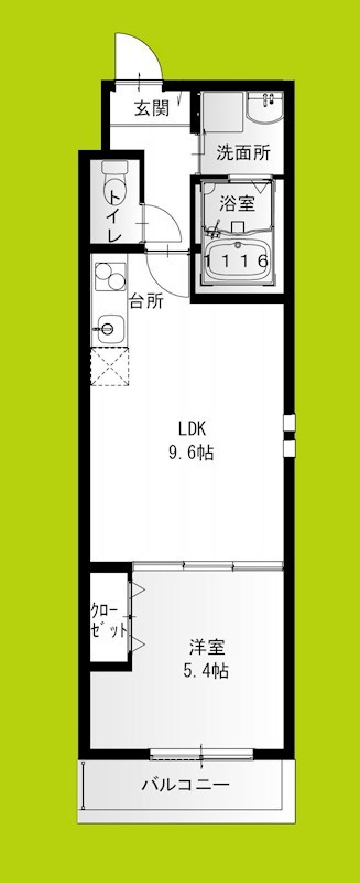 フジパレス十三ウエスト 間取り