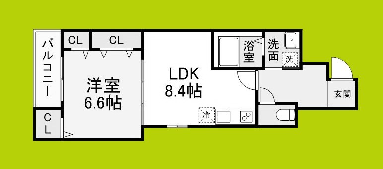 フジパレス長原サウス 間取り