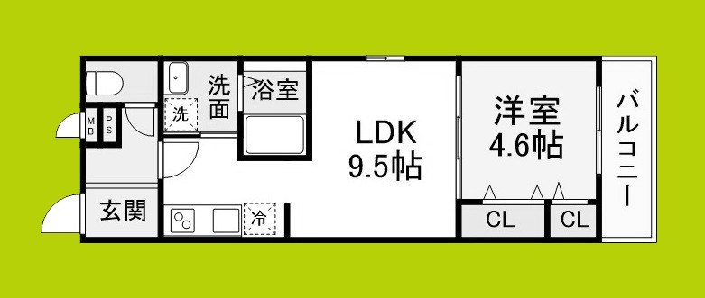 フジパレス長原サウス 間取り