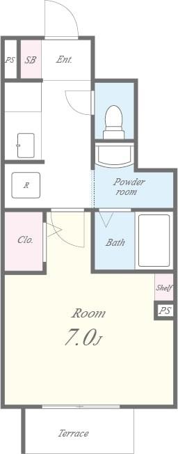 エスペーロ大島 間取り