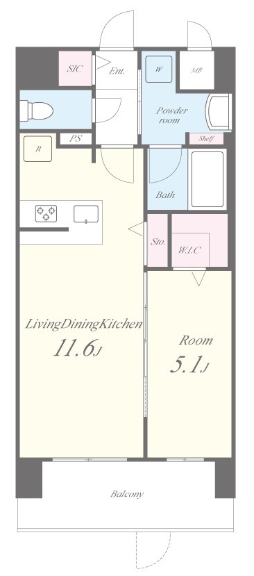 エムズセントラル上新庄 間取り