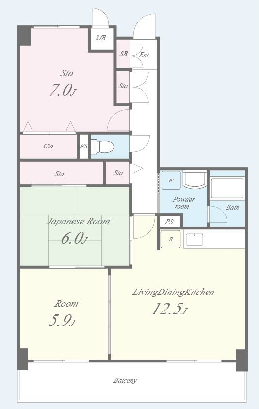 プラージュキシダ 間取り