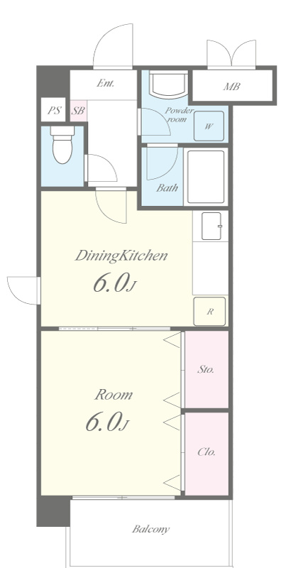 フロンティア中川 間取り