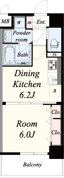 Vert soleil真田山 間取り