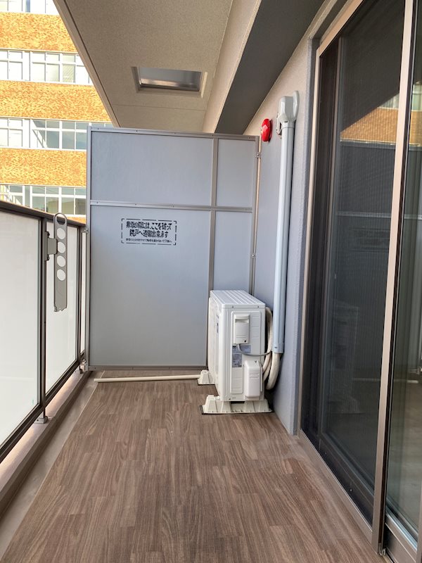 Vert soleil真田山 ベランダ