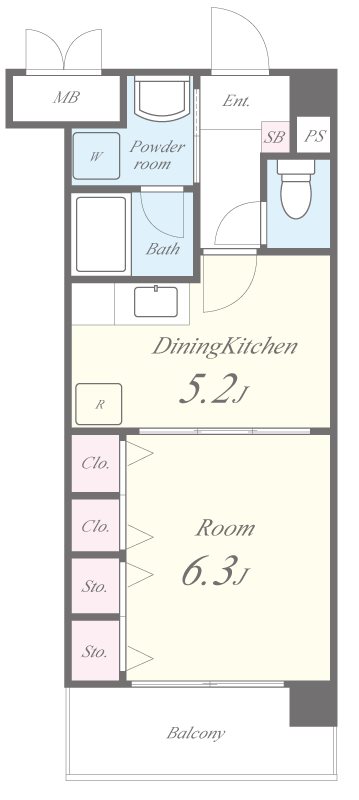 コンフォール平野 間取り
