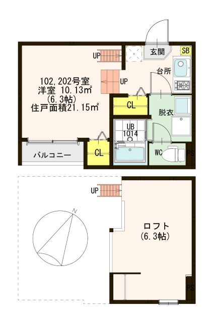 stage　梅園 間取り